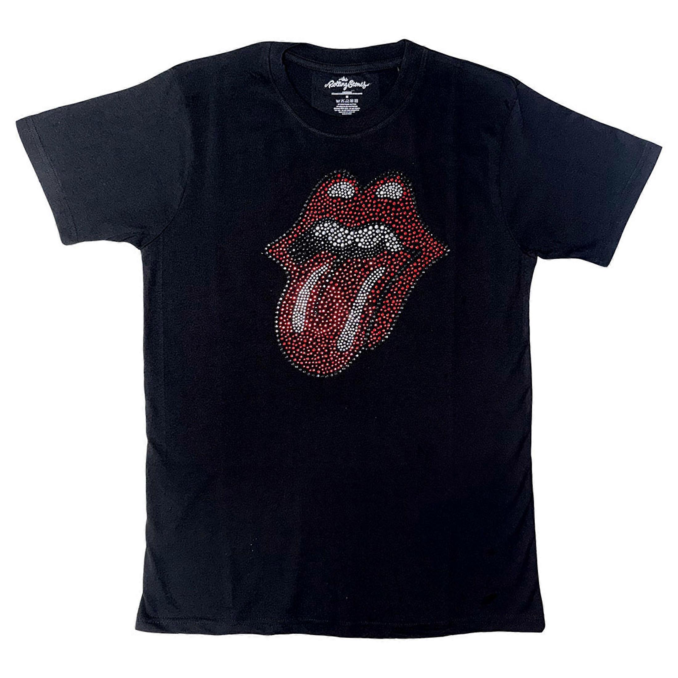 The Rolling Stones Classic Tongue Diamante Tee