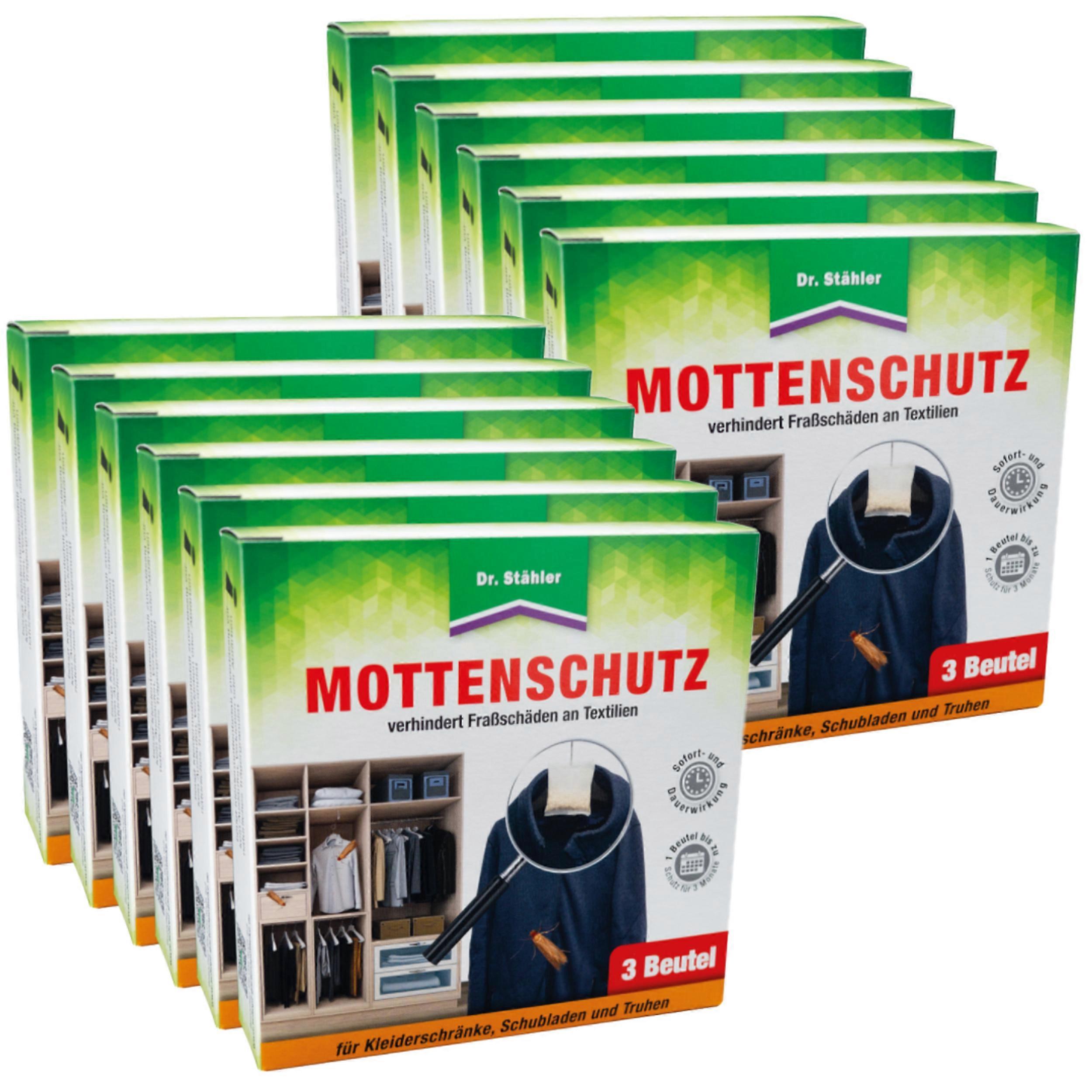 12 x DR. STÄHLER Moth Repellent, 3 Bags