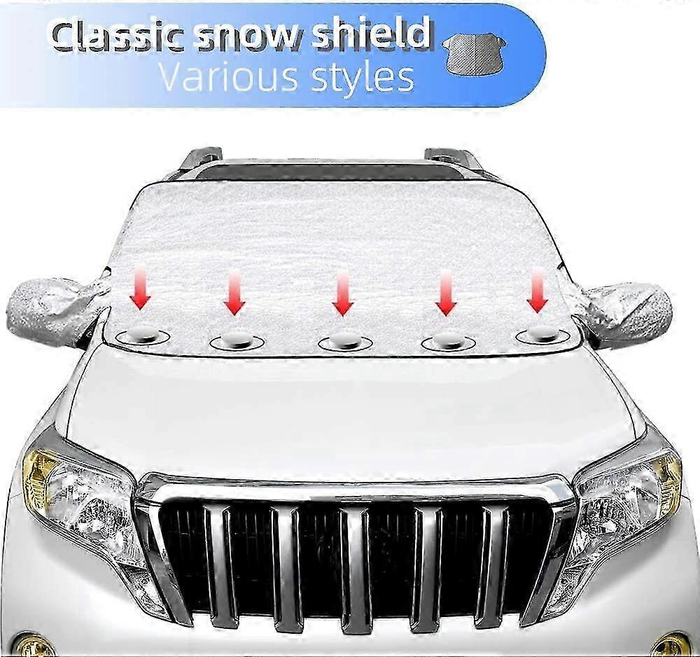 Winter Frost Cover for Car with Wind-Proof Magnetic Edge Keeps Ice and Snow Off, Fits Most Vehicles