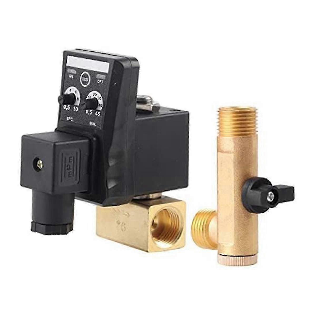 G1/2 DN15 230V Automatic Timed Drain Valve for Air Compressor Condensate