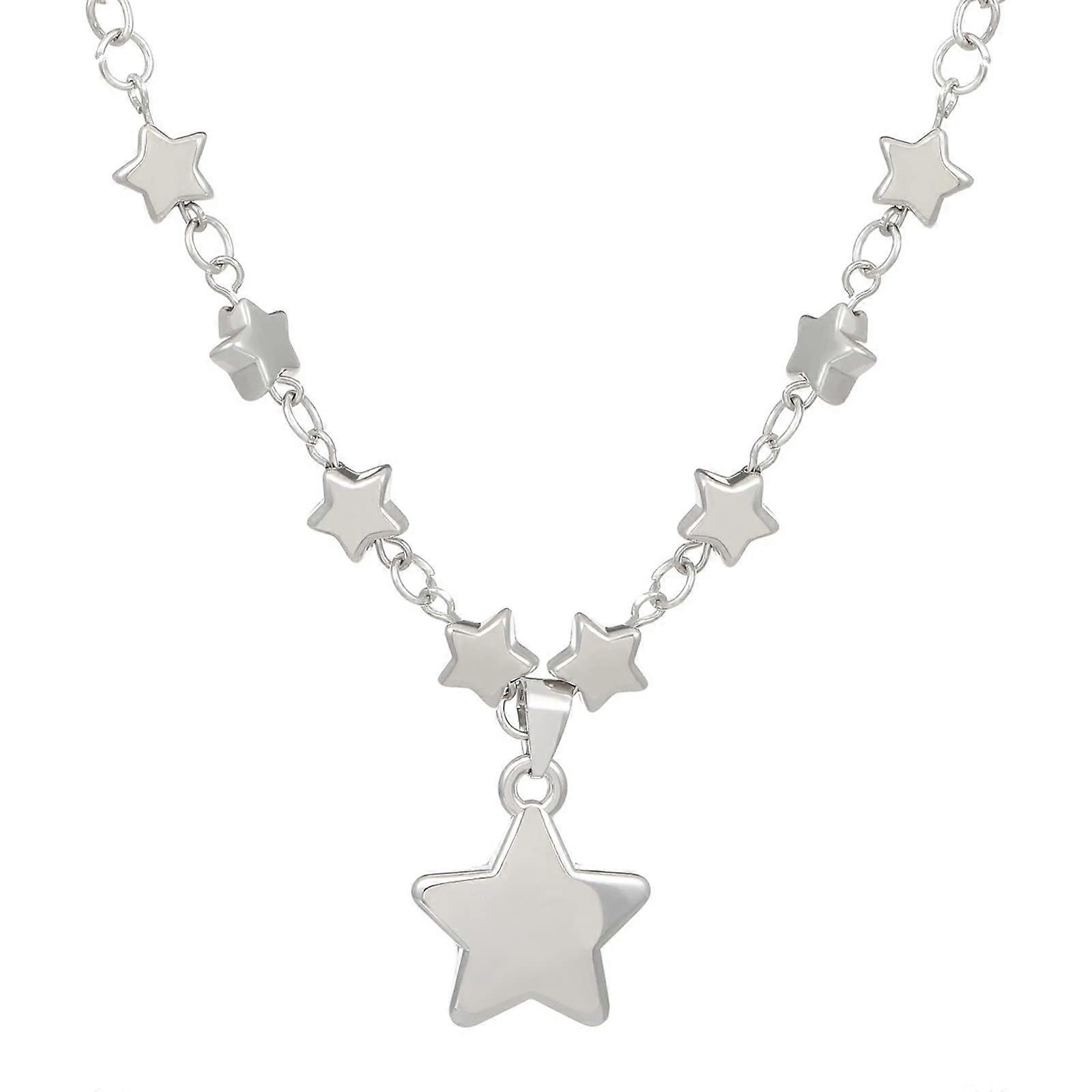 Five-Pointed Star Necklace, Korean Version, Collarbone Chain, Student Style, Simple Jewelry