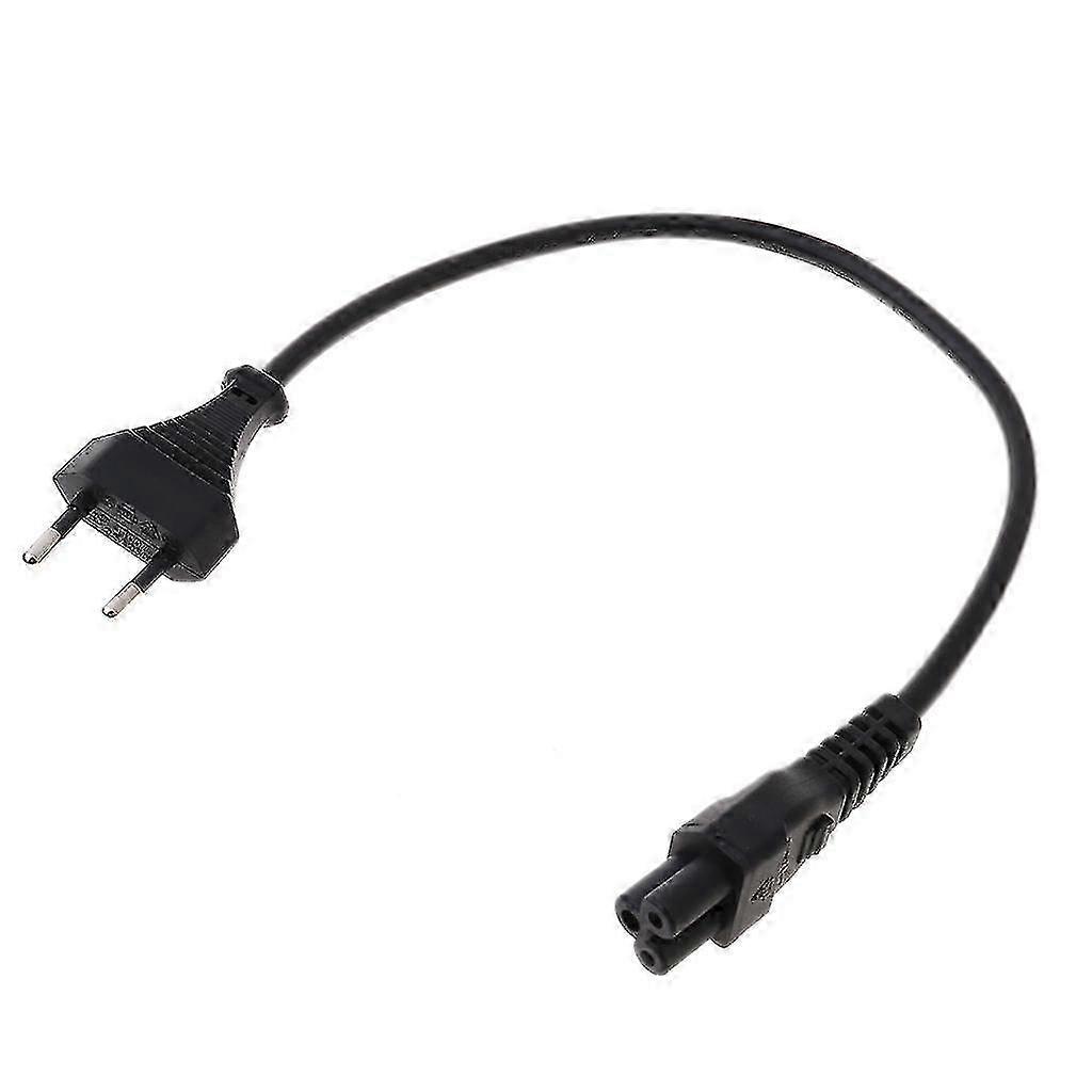 Netzadapterkabel EU 2 Pin Stecker auf IEC 320 C5 für Notebook Netzteil 30cm