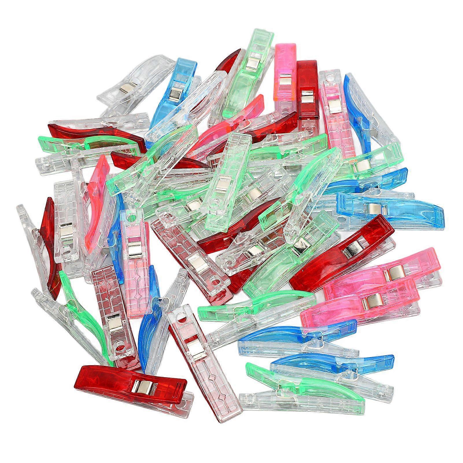2025 Latest Model  50Pcs Clear Clips Plastic Mini Transparent Multifunctional
