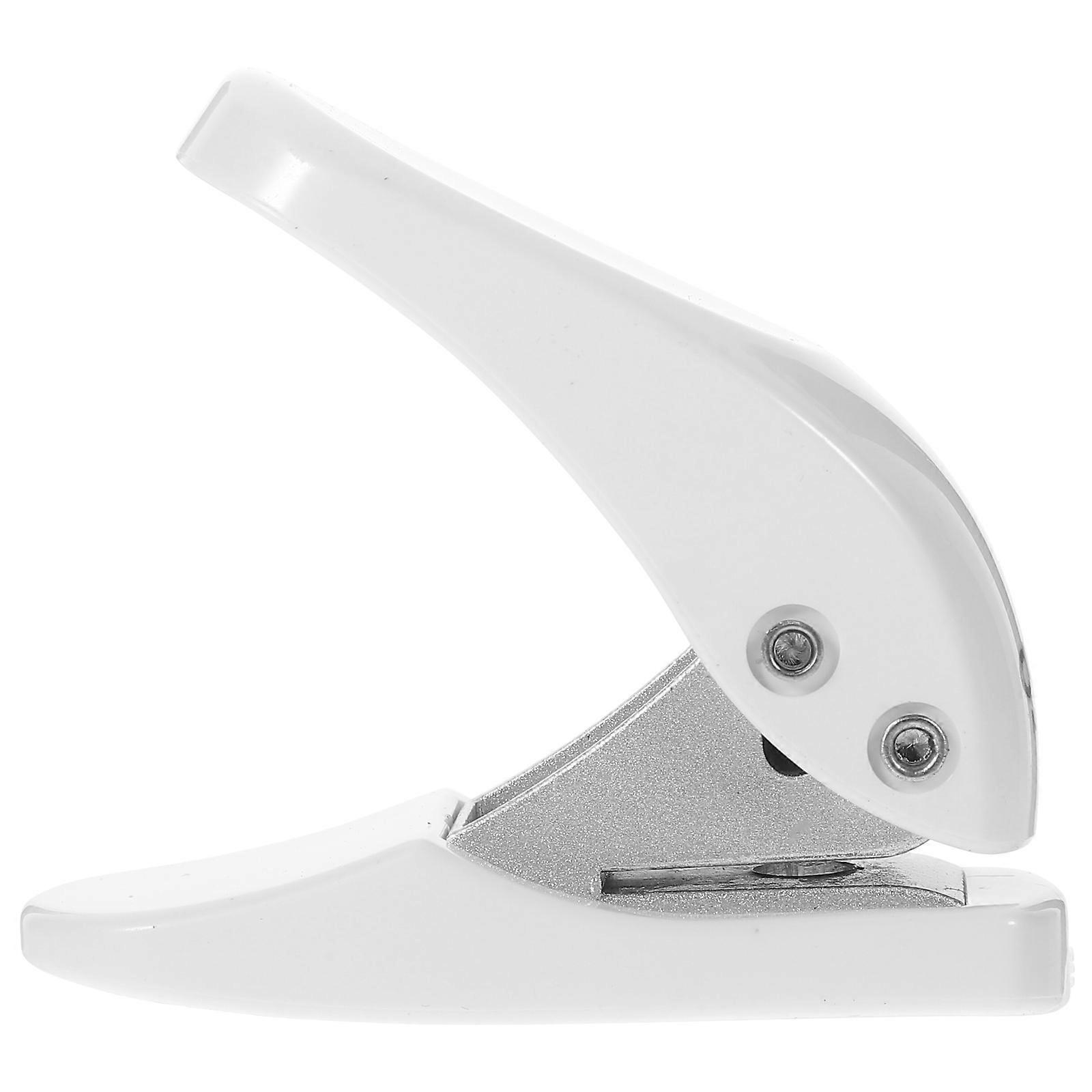 Manual Single Hole Puncher Portable Handheld Paper Punch Tool for Office, Planner, Cardstock Crafts, and Gift Tags 2pcs Set