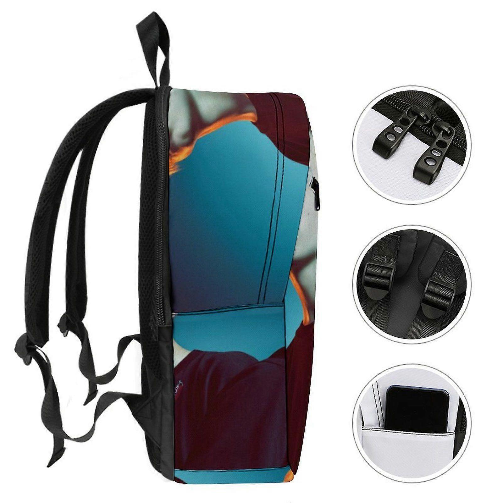 a9511 marcus martinus Lightweight Semi-Full Print Backpack