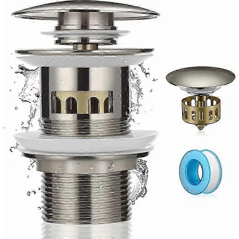 Chrome Bathroom Sink Drain