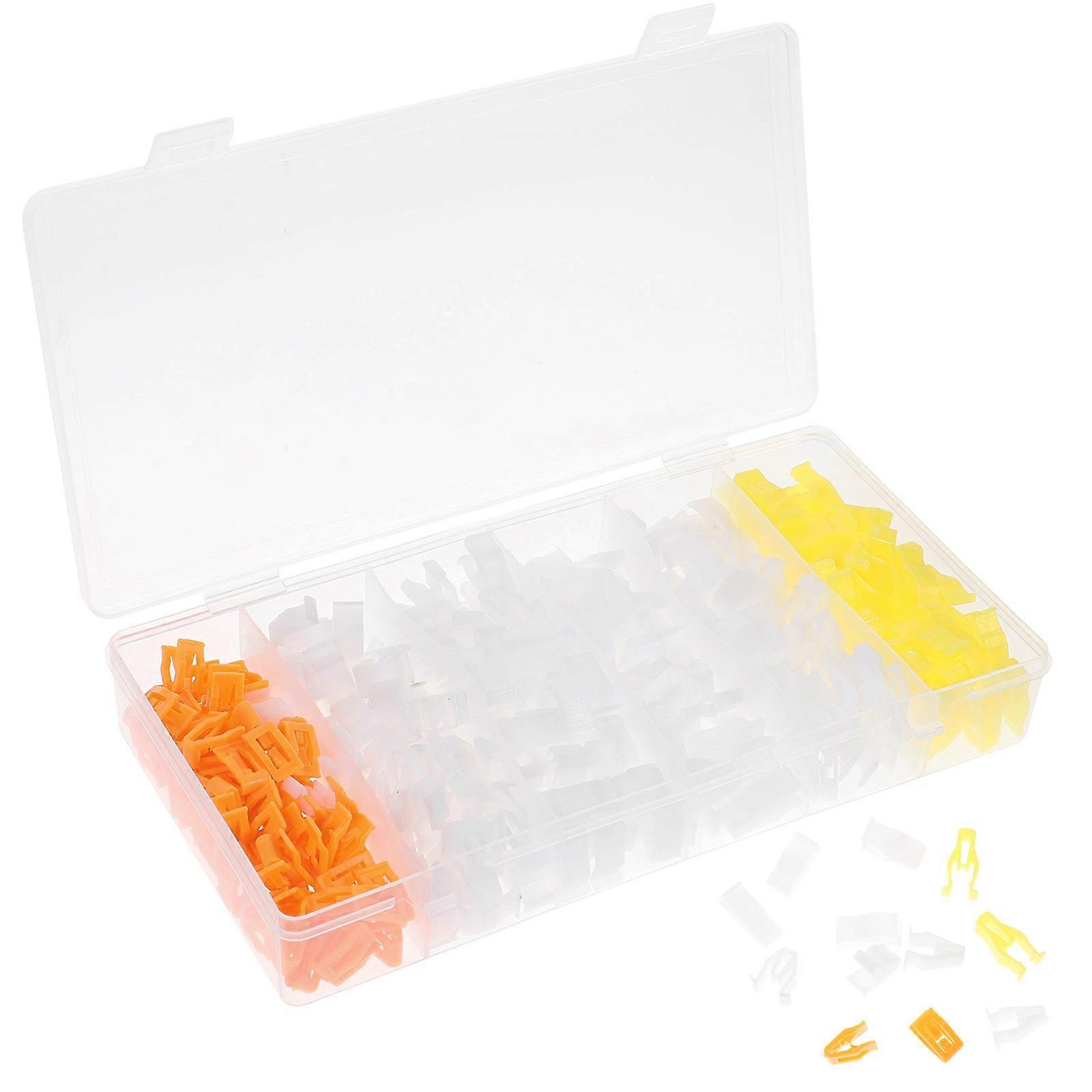 Retainer Clips Automotive Retainer Clips Center Console Assembly Assorted Color 1.44X0.83cm Replacement 270Set