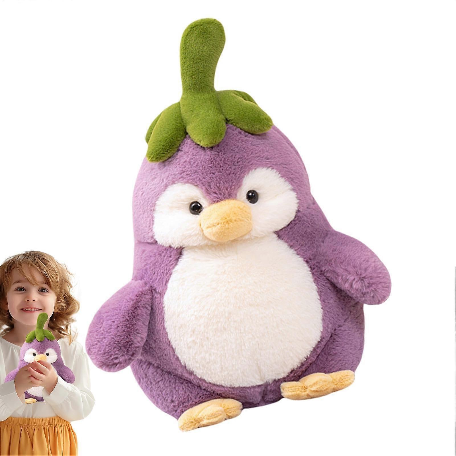 Stuffed Penguin Toy  Ultra Soft, Fluffy Cuddly Buddy, Quality Cotton Filling, Durable for Nursery