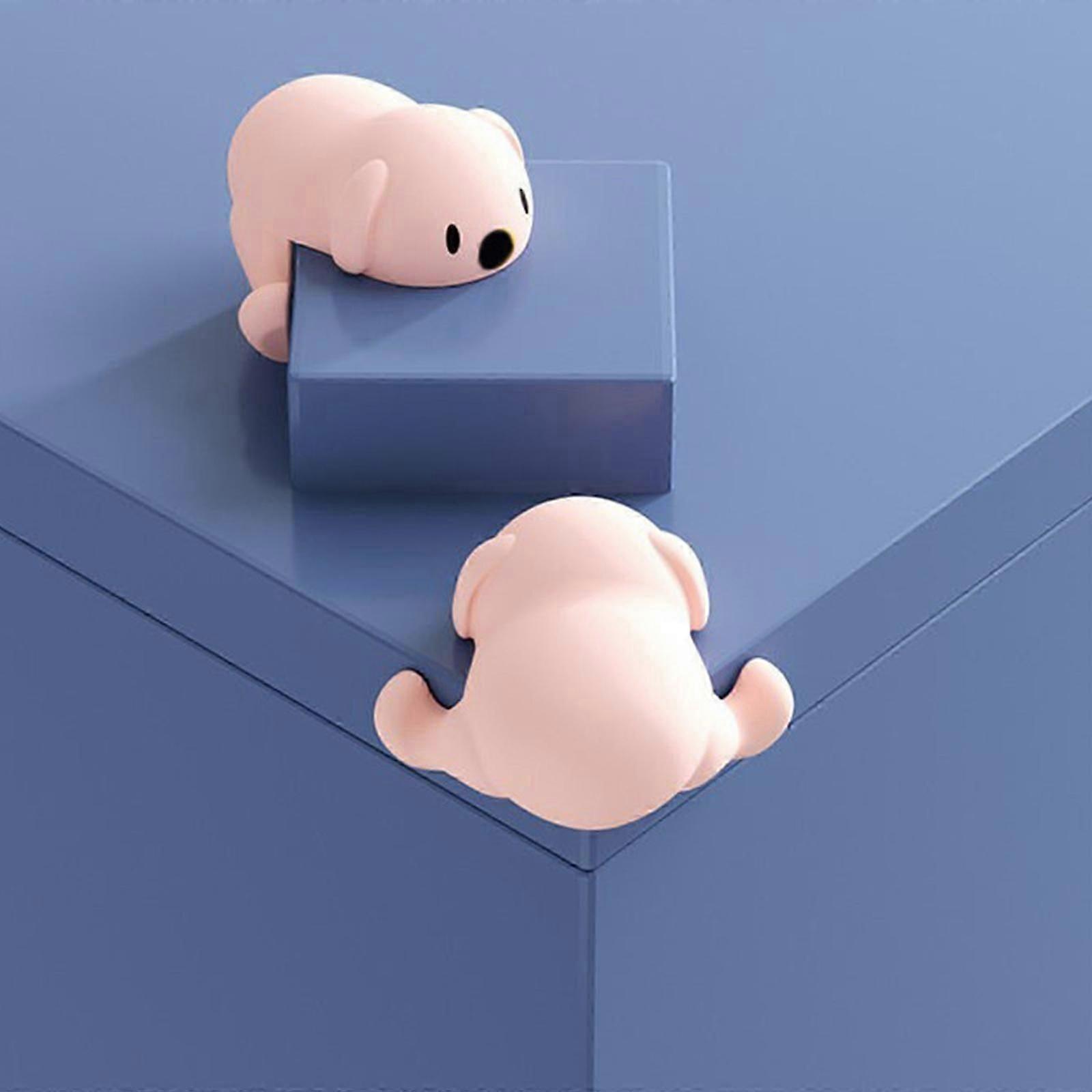 מגן פינת תינוקות, 4 חלקים ג'ל סיליקה הגנה פינתית, הגנת קצה דבק עצמי, ריבאונד כרוני בטיחות ילדים הגנה פינתית