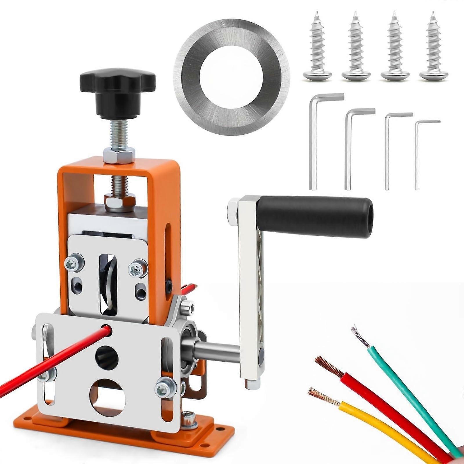 Machine à dénuder le fil orange