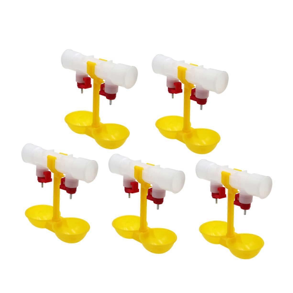 10 Pieces Chicken Waterer - Dog Water Bowl Dispenser, Pet Drinker Hydro, Chicken Drinking Tool, Durable Material