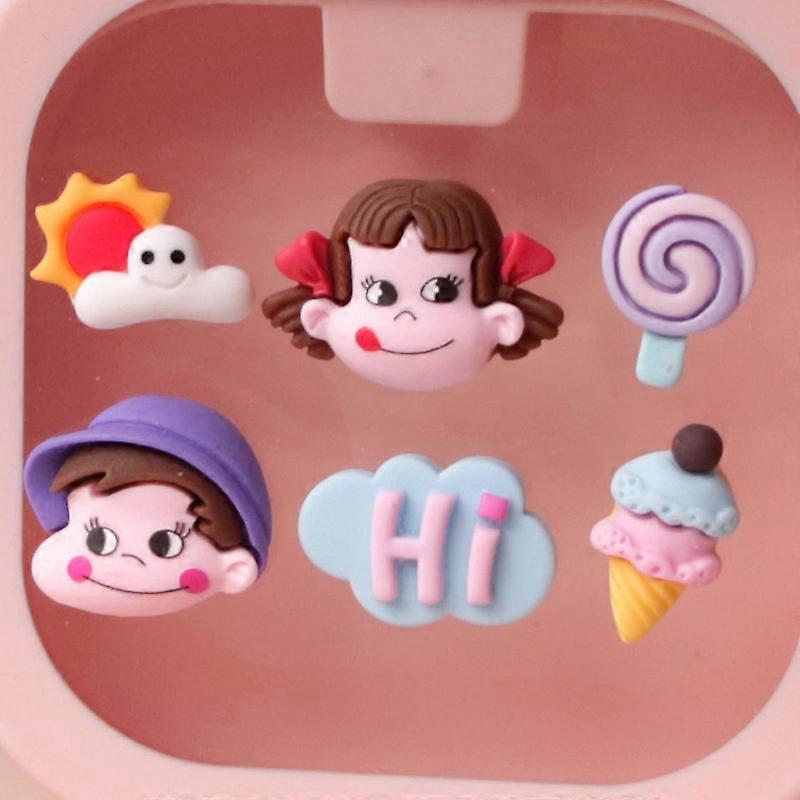 Retainer Storage Box Portable Lightweight Cartoon Cute Multifunctional Denture Retainer Case Type 1