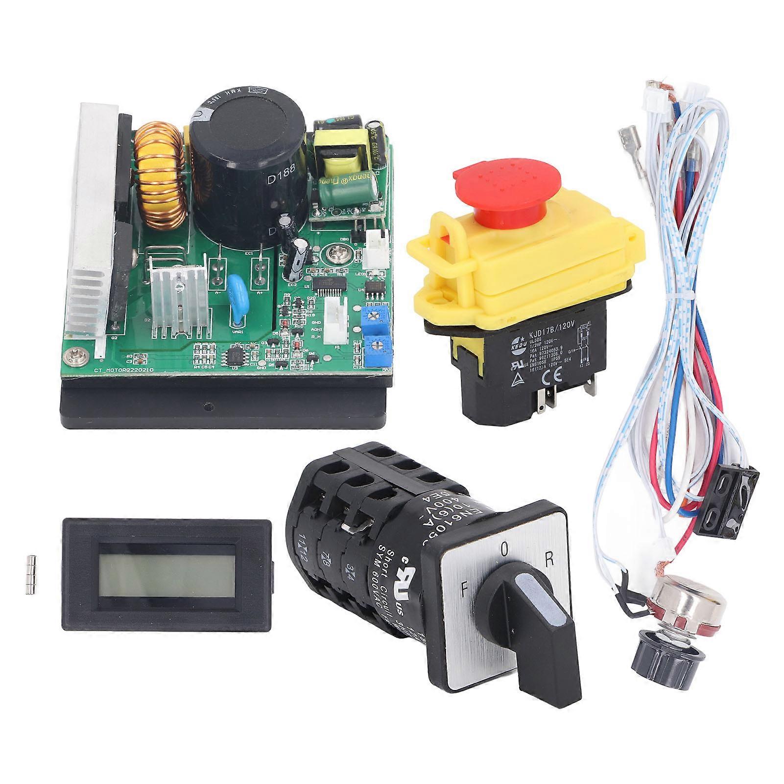 Motor Control System Magnetic Steering Switch Potentiometer Brush Motor Board LCD Display Hall Sensor for CJ18A 120V16A
