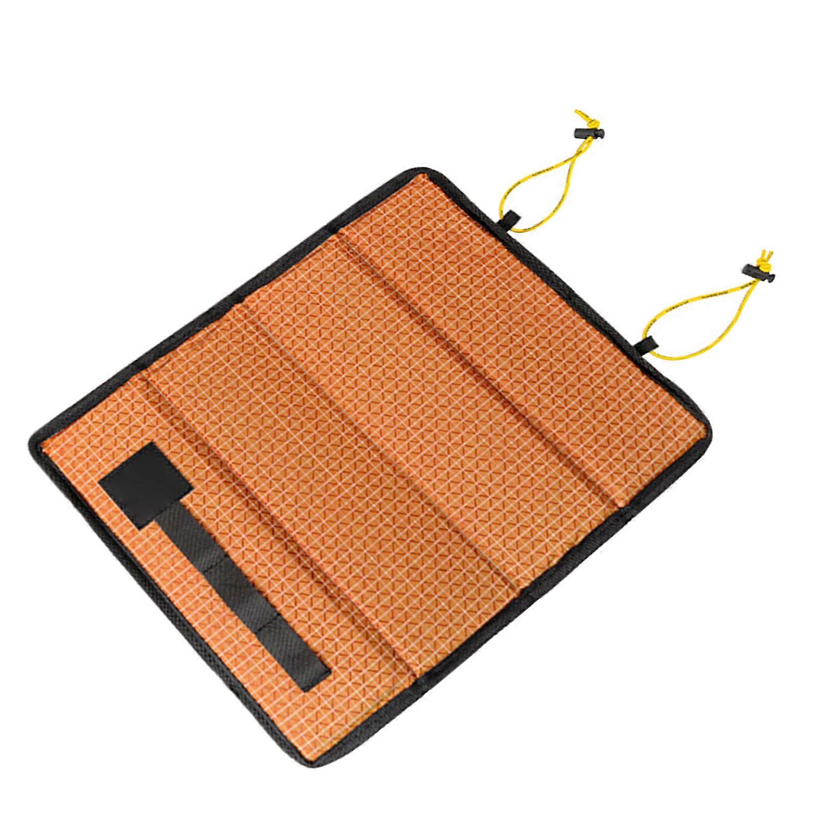 Bärbar Fällbar Utomhus Sittdyna Vandring Sittdynor Vattentäta Fuktsäkra Säten Kudde Utomhus Kudde Lätt att rengöra Orange