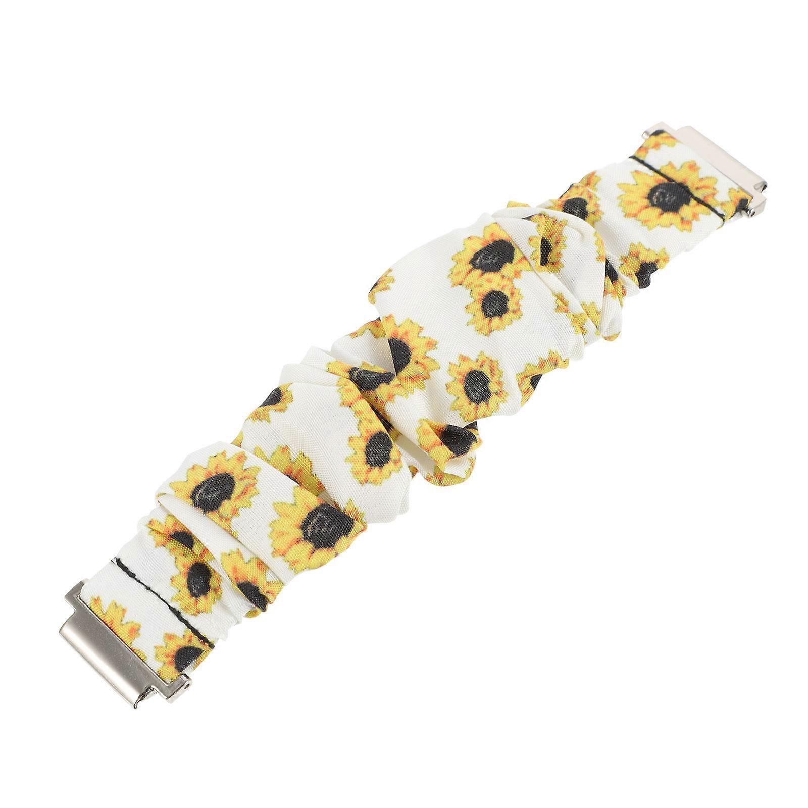Cloth Watch Band Scrunchie Design Compatible Watch Daily Use 22mm Durable 1Pcs