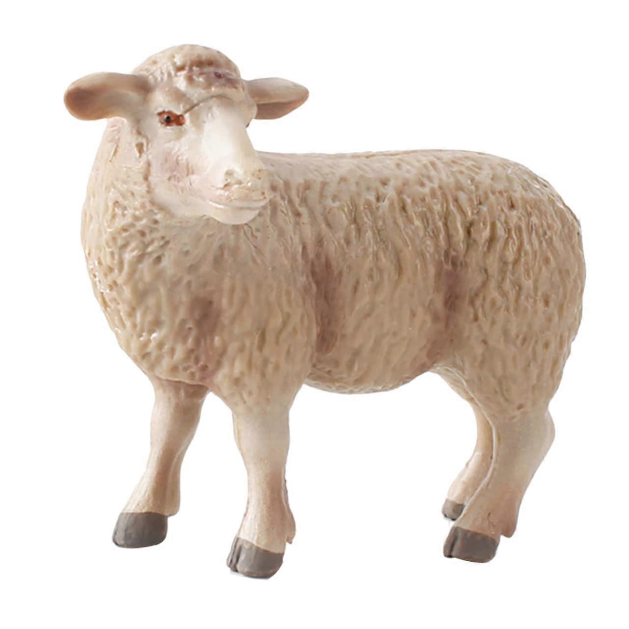 Realistic Sheep Model One Piece Life-Like Figure For Adults Home And School Merino Style Educational Tool
