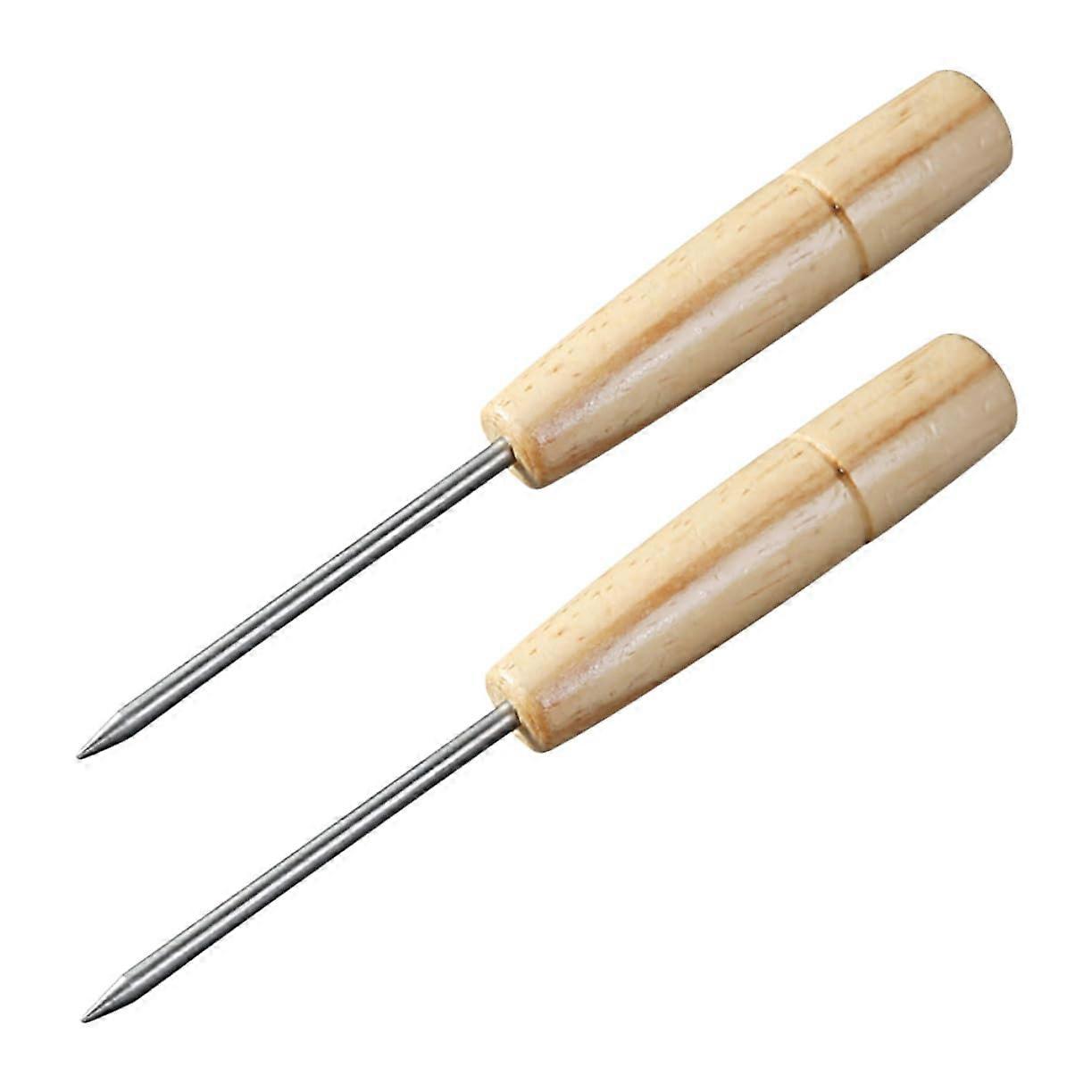 2 x Bartender Ice Axe Cold Ice Fork Ice Axe Tea Knife Kitchen Ice Axe Ice Skates Ice Cube Maker Ice Maker Ice Crusher Metal Ice Chisel Stainless Steel