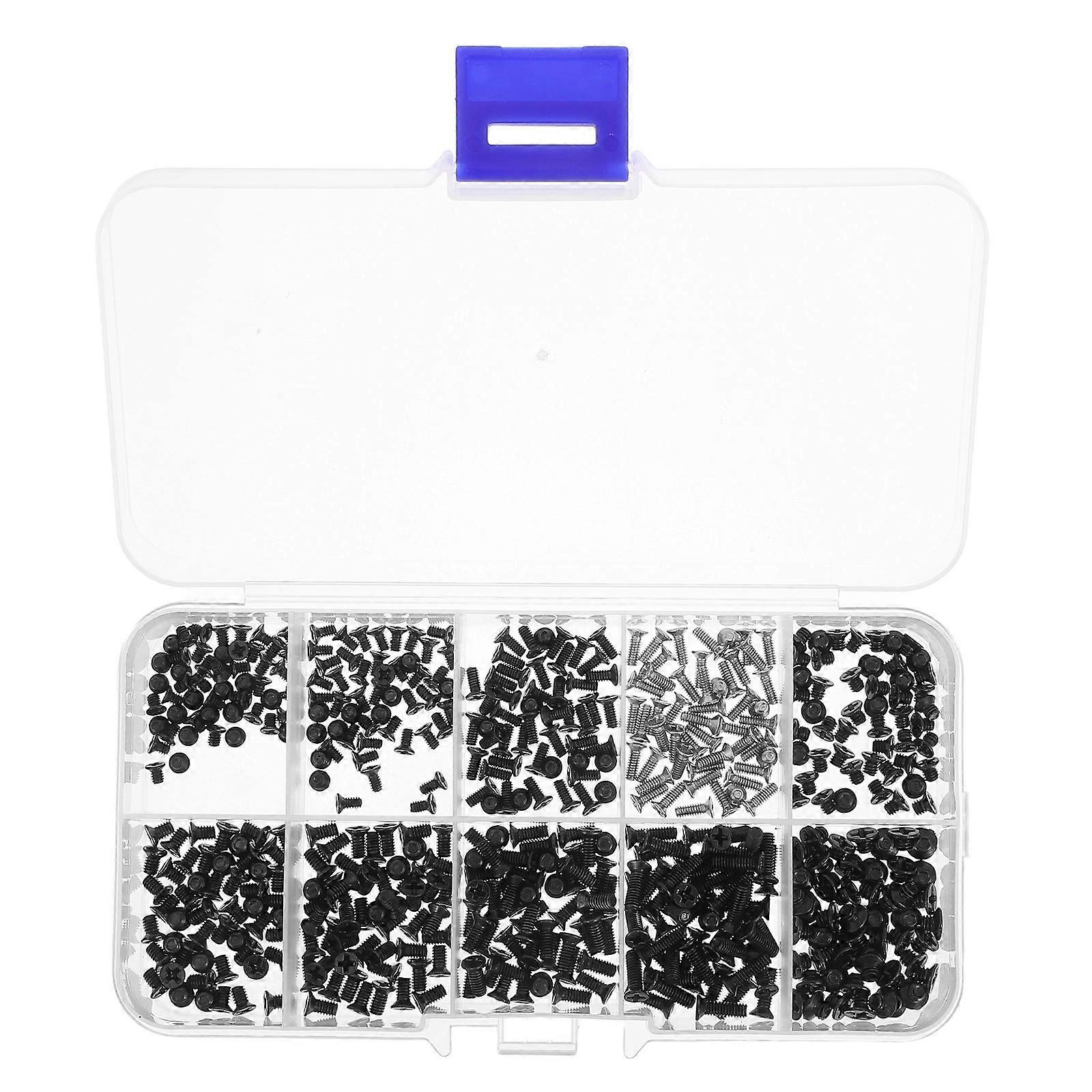 Tiny Screws Assortment Kit Laptop Notebook Repair Process Material 500Pcs