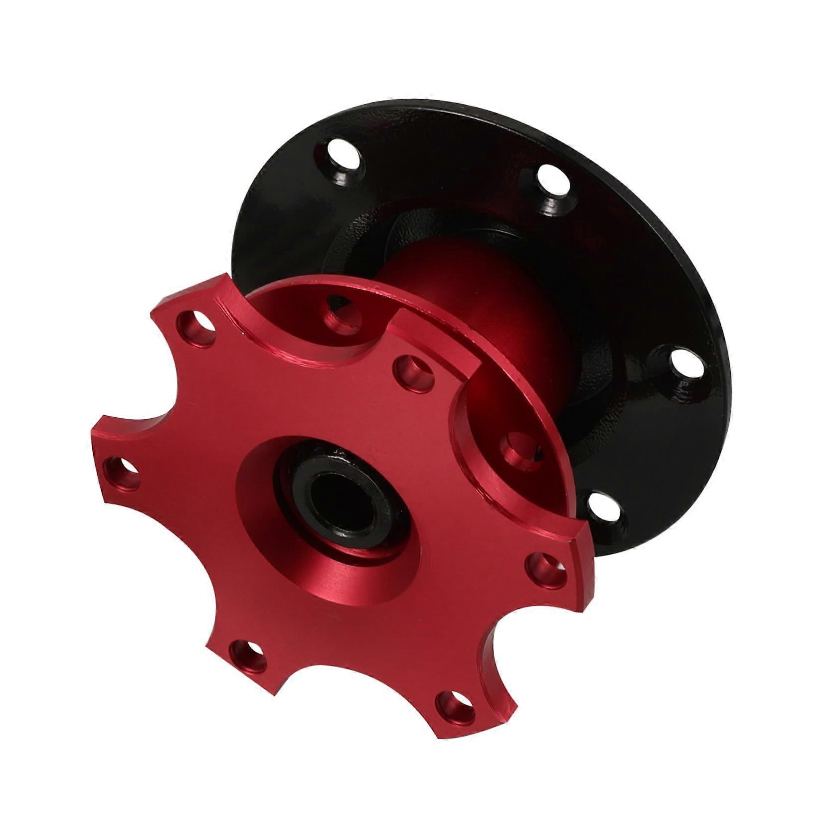 Steering Wheel Removal Adapter Aluminium Alloy Hub Adapter For Quick Release Red