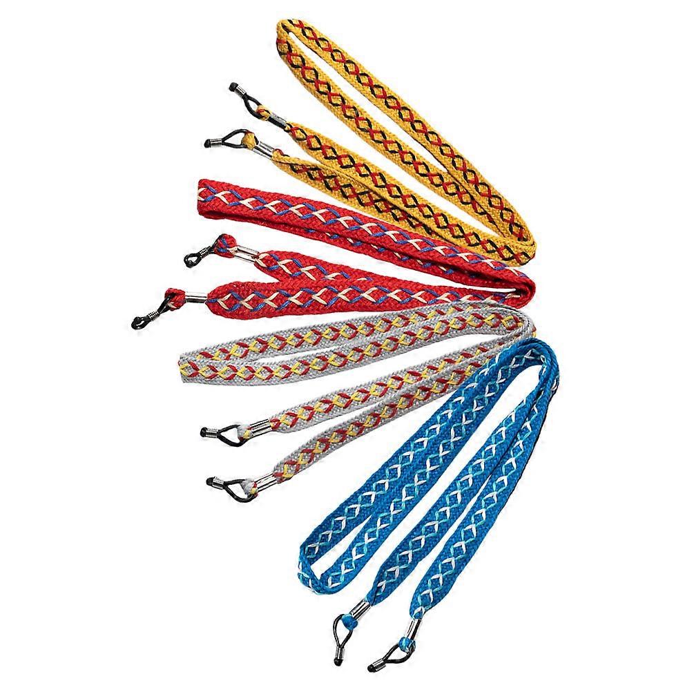 4pcs Eyeglass Cords Sunglasses Neck Lanyard Holder Strap String