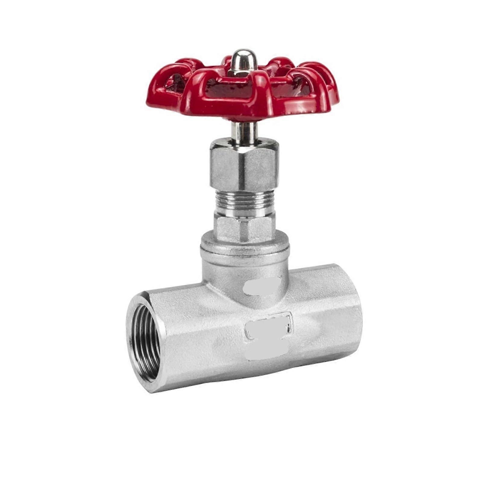 304 Stainless Steel Stop Valve J11W Internal Thread BType Threaded Pipe Throttle Valve Water Switch Thread 4 Minute 6 Minute 15 (G1/2)