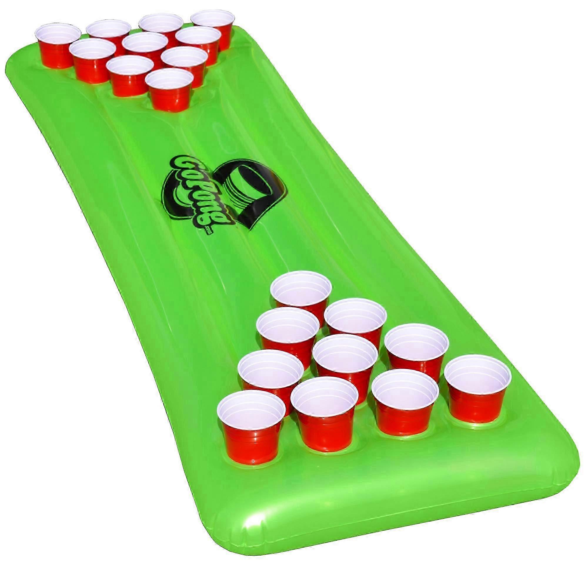 2025 Pool Pong Table, Inflatable Floating Table, Pong Includes 3 Pong Balls