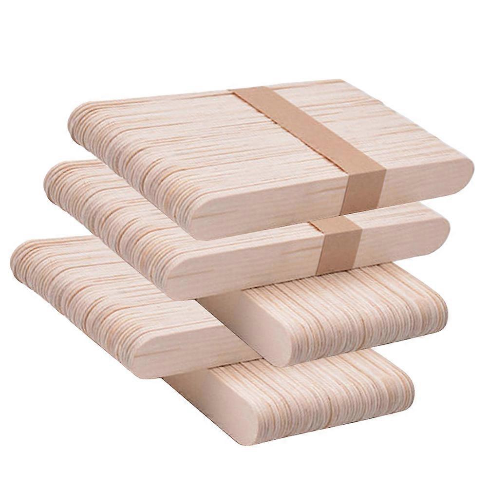 Wooden Craft Sticks for DIY Use Beige Color Smooth Surface 250 Pieces Perfect for School and Party Crafts