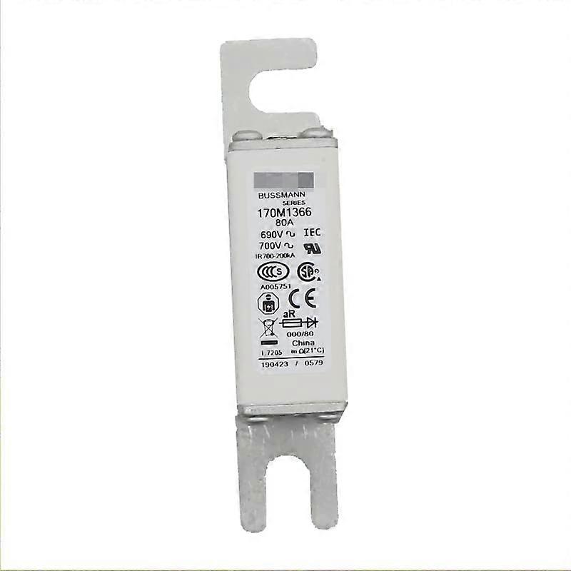 170M1366 Fuse 80A 690VAC Industrial AC Mains Fuse 170M1366 Series