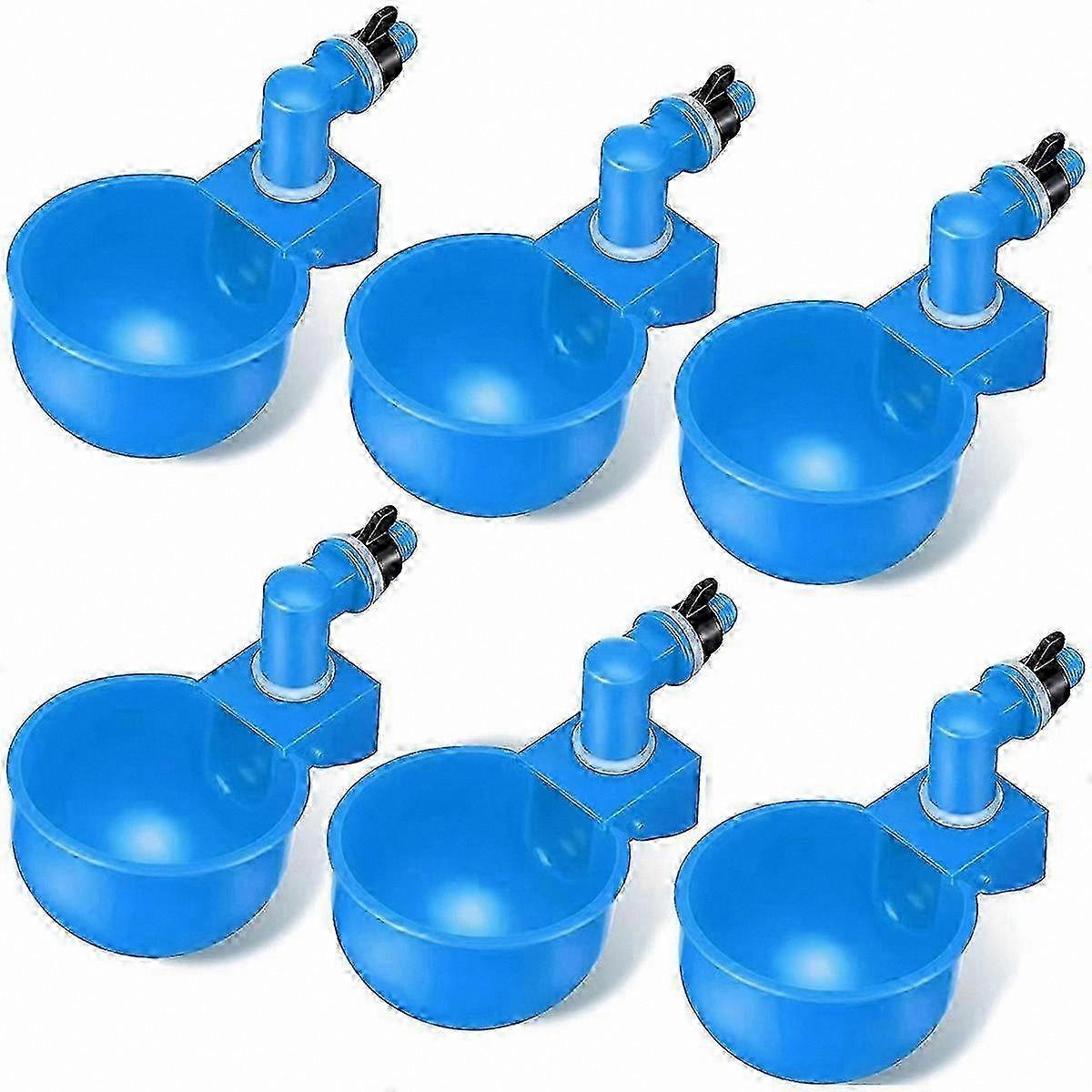 نظام شرب الدواجن الأوتوماتيكي للدجاج والبط - 6 عبوات من أوعية المياه المعلقة