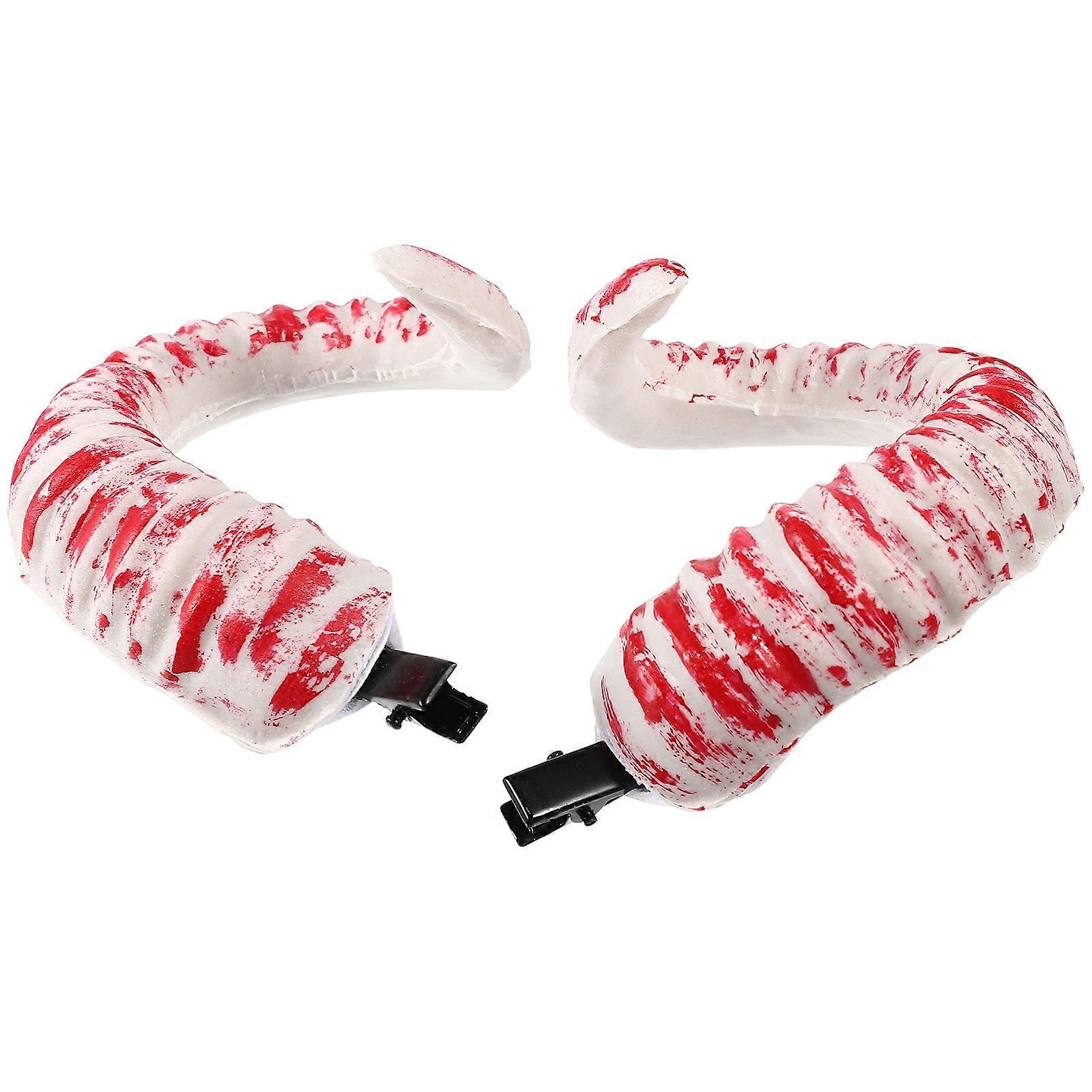 Creative Horns Hair Clip for Halloween, Durable and Attractive Costume Piece