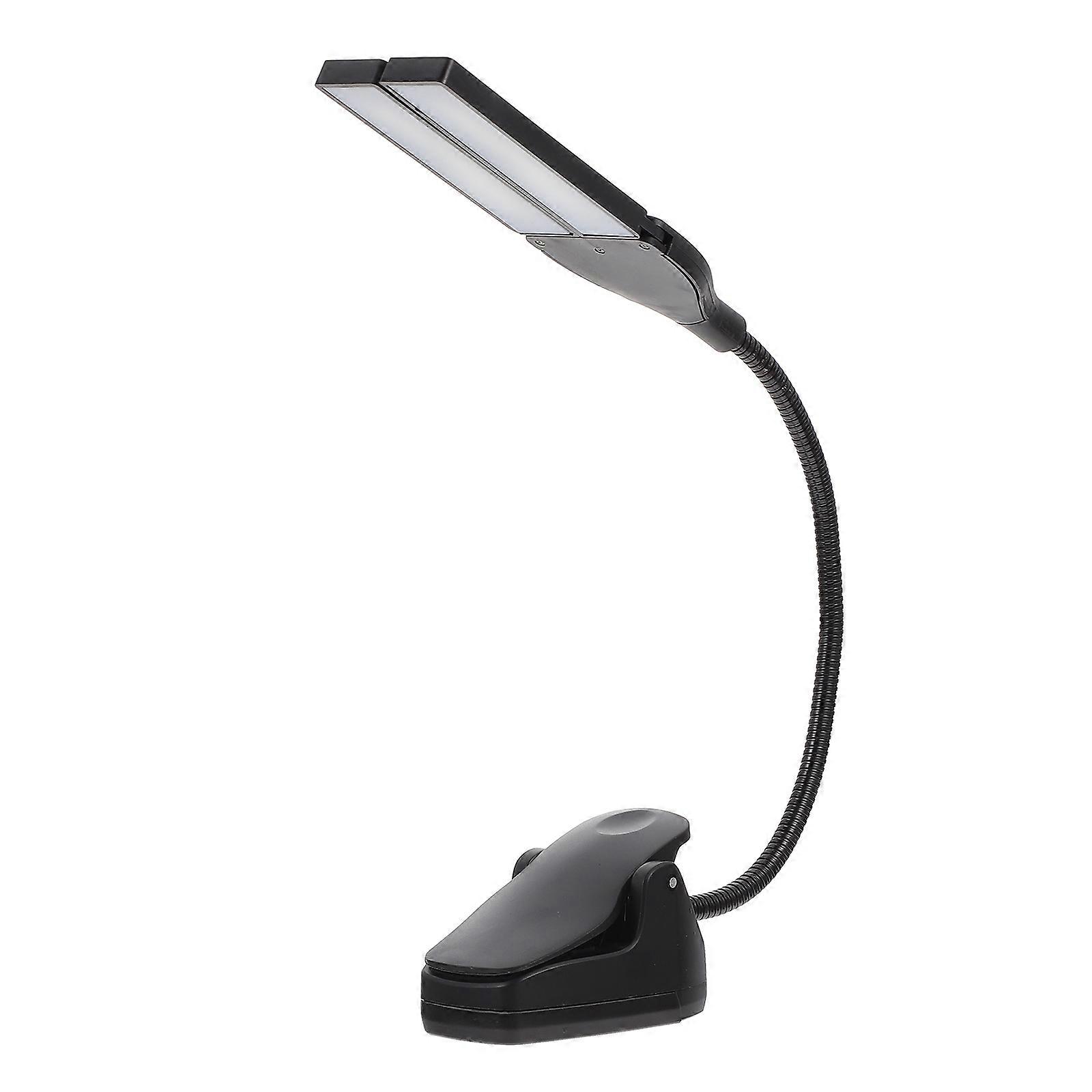 1 Pc Touch Screen Music Stand Lamp with Light Clip for Piano Practice Black