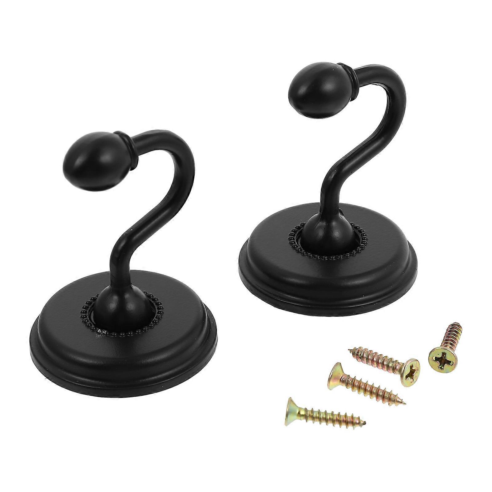 Wall Mounted Curtain Hooks For Practical Use In Bathing And Changing Rooms 6.50X4.80X4.80cm U-Shaped 2Pcs