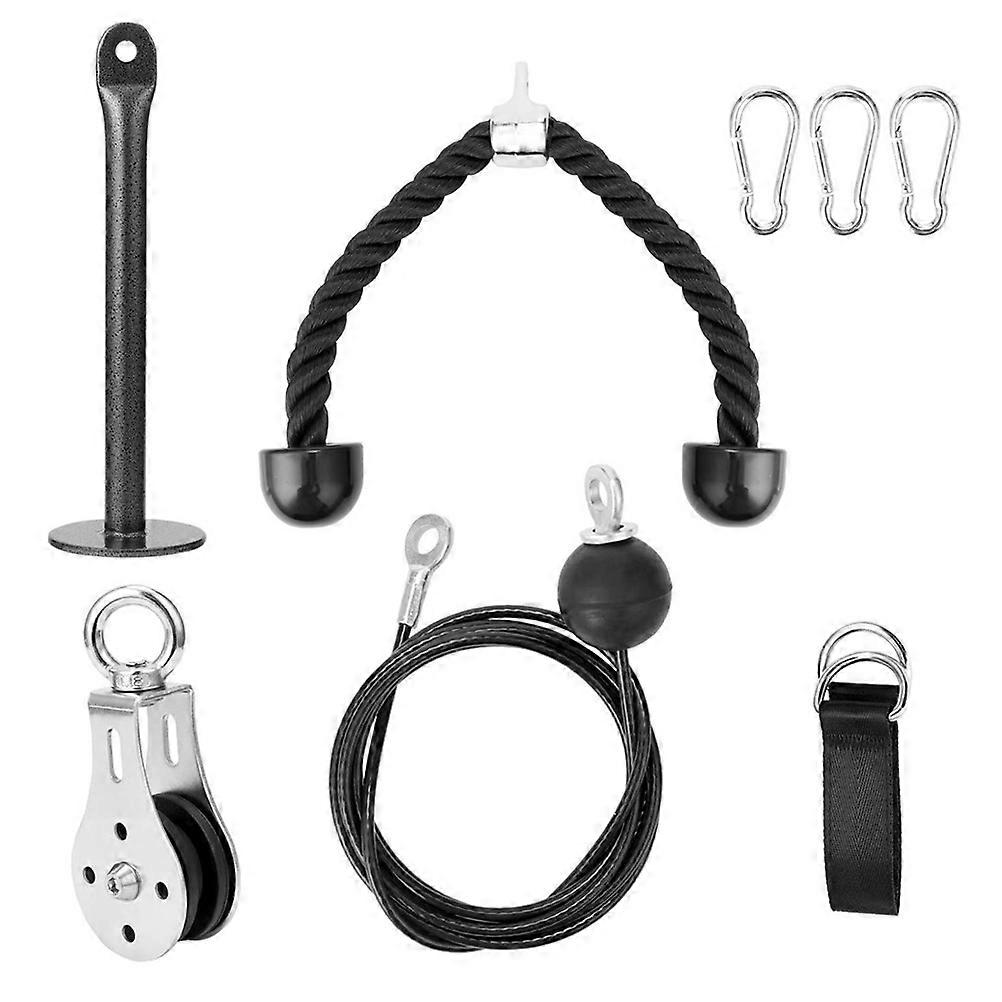 Wall-Mounted Pulley System Pulley For Weights 1 Set Perfect For Chest Expansion Exercise In Various Postures