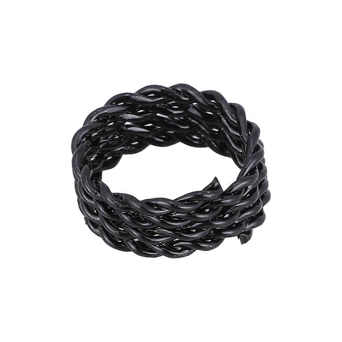 Hair Accessories Clips 30Pcs Black Dreadlock Beads Cuffs For Hair Extensions And Styling Adjustable Tight Hold