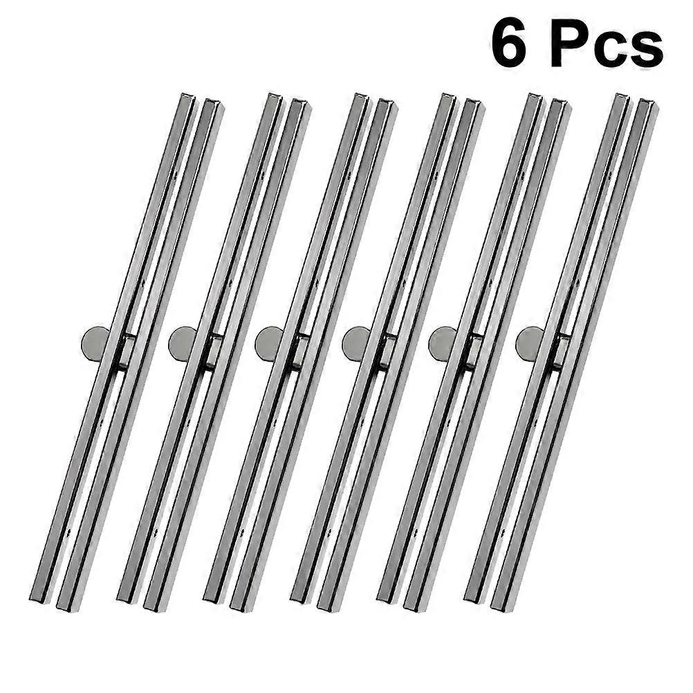 Here's a refined and professional product description for the item you mentioned:
 
**6PCS Alloy Purse Frame Clasp Lock – Silver Coin Bag Frame for