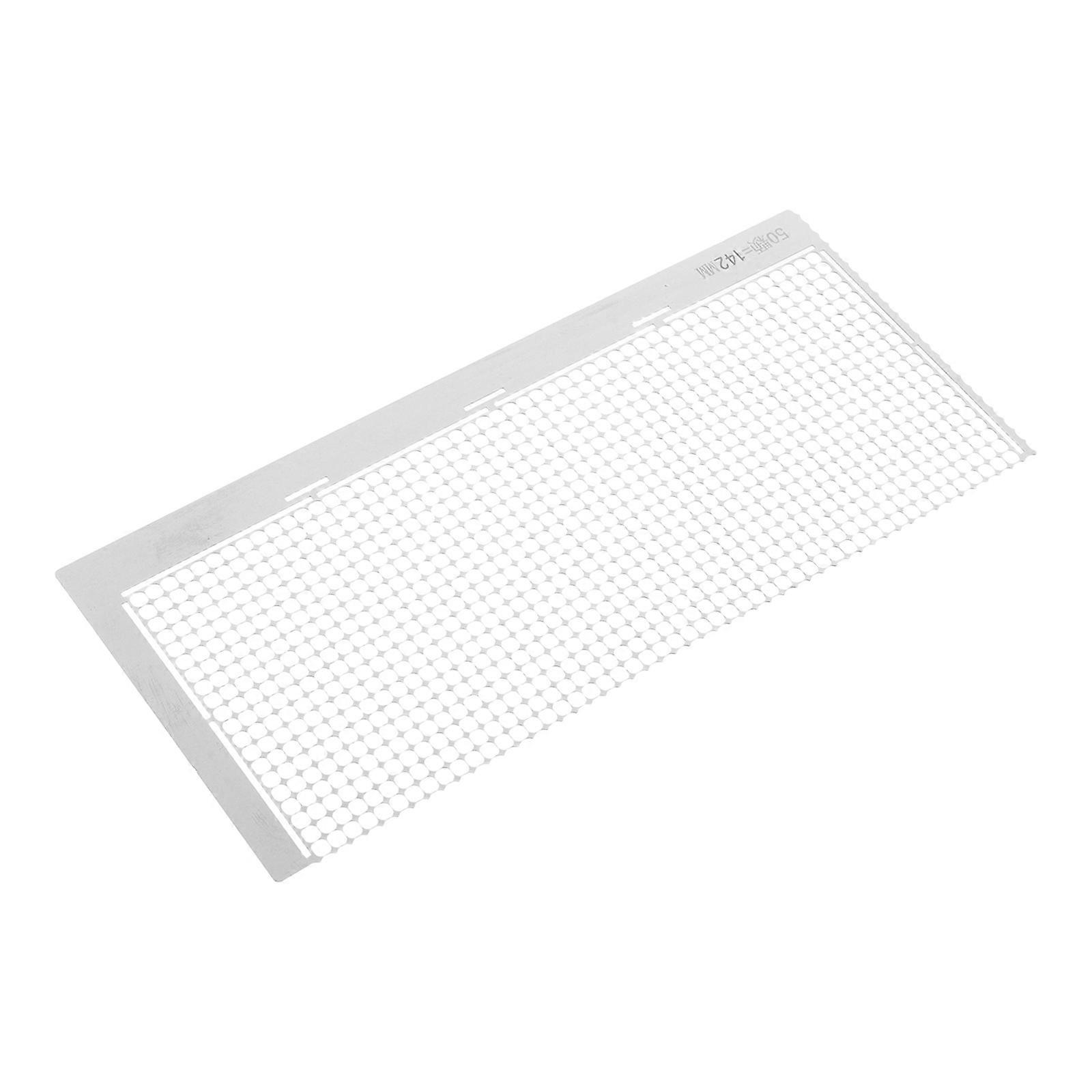 Rhinestone Mesh Ruler Tool Set for DIY Embroidery Drawing – Stainless Steel Craft Accessory for Round Full