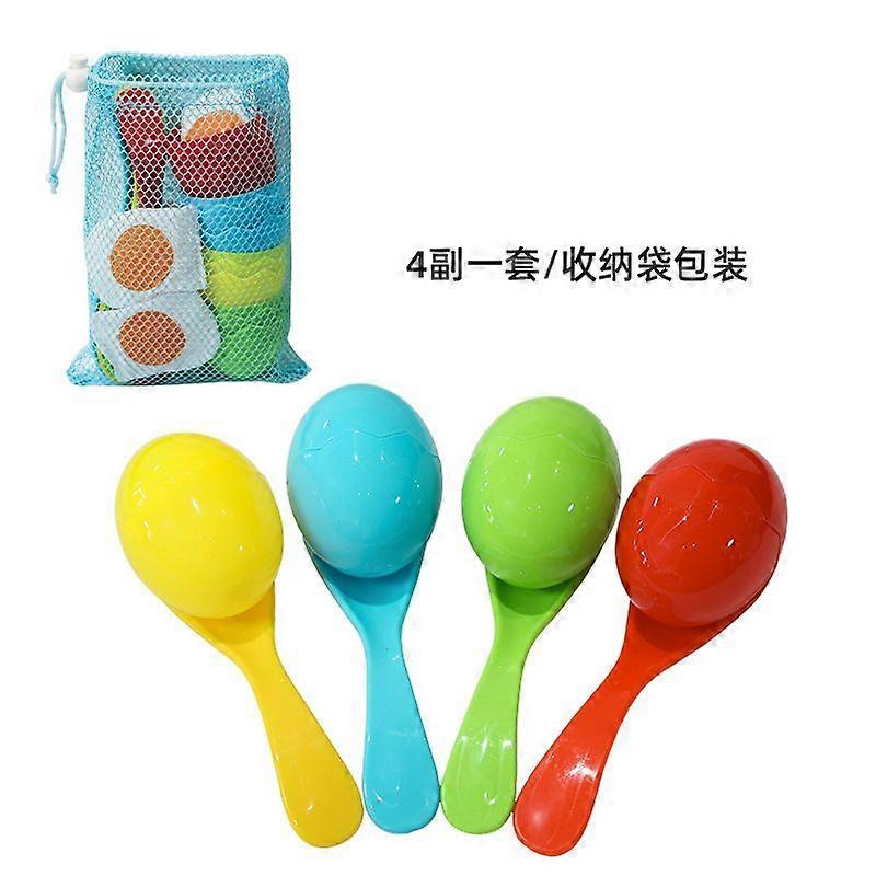 1 套平衡鸡蛋和勺子：儿童户外和室内体能训练设备 - 增强协调团队建设