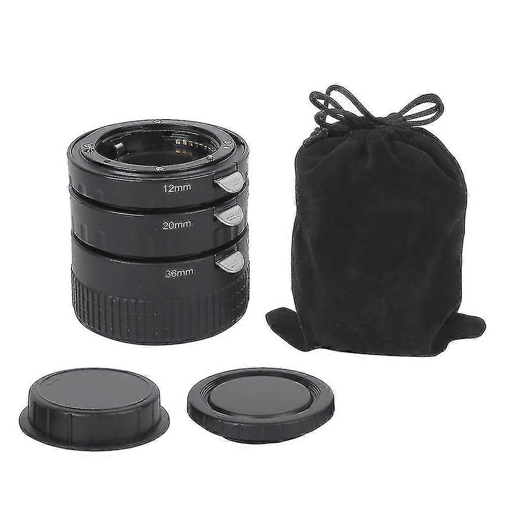 2025 12Mm20mm36mm Macro Adapter Ring Close Up Automatic Focusing For Nikon D7000 D3100 D800 Lens Slr Camera