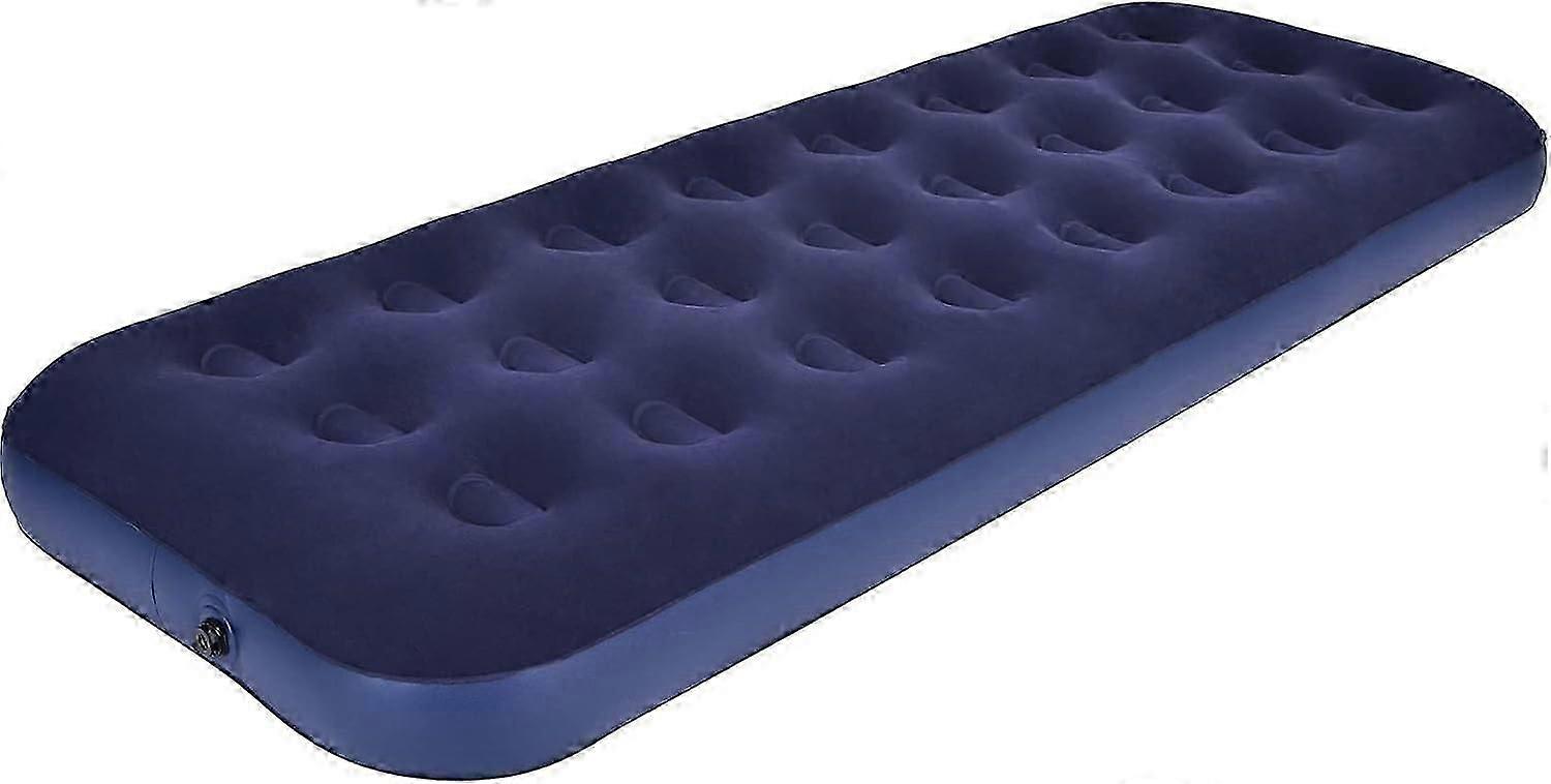 Single Size Air Mattress Inflatable Bed,Blow Up Mattress Camping Sleeping Pad