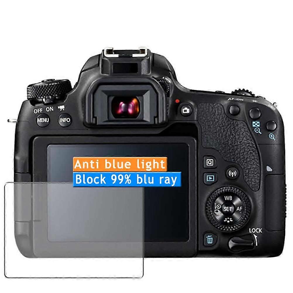 Anti Blue Light Screen Protector for Canon EOS 9000D - 3 Pack, Compatible, Display Film, Non-Tempered Glass