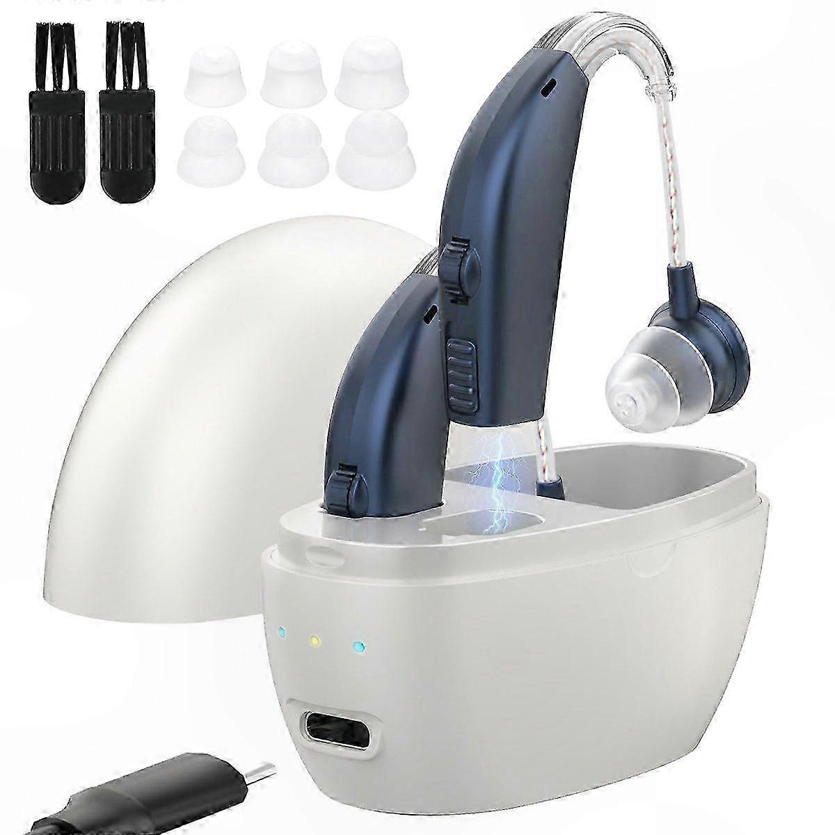 Rechargeable Hearing Amplifier with Advanced Noise Reduction Technology