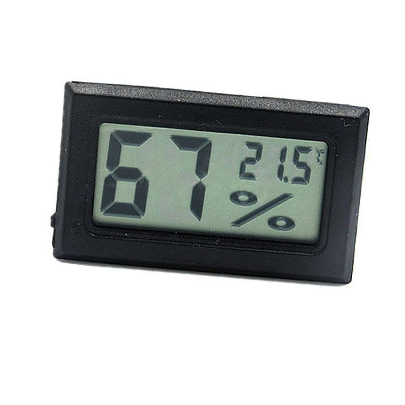 Electronic Hygrometer - High Precision Portable LCD Temperature Humidity Meter for Home Vehicles, Durable ABS Material