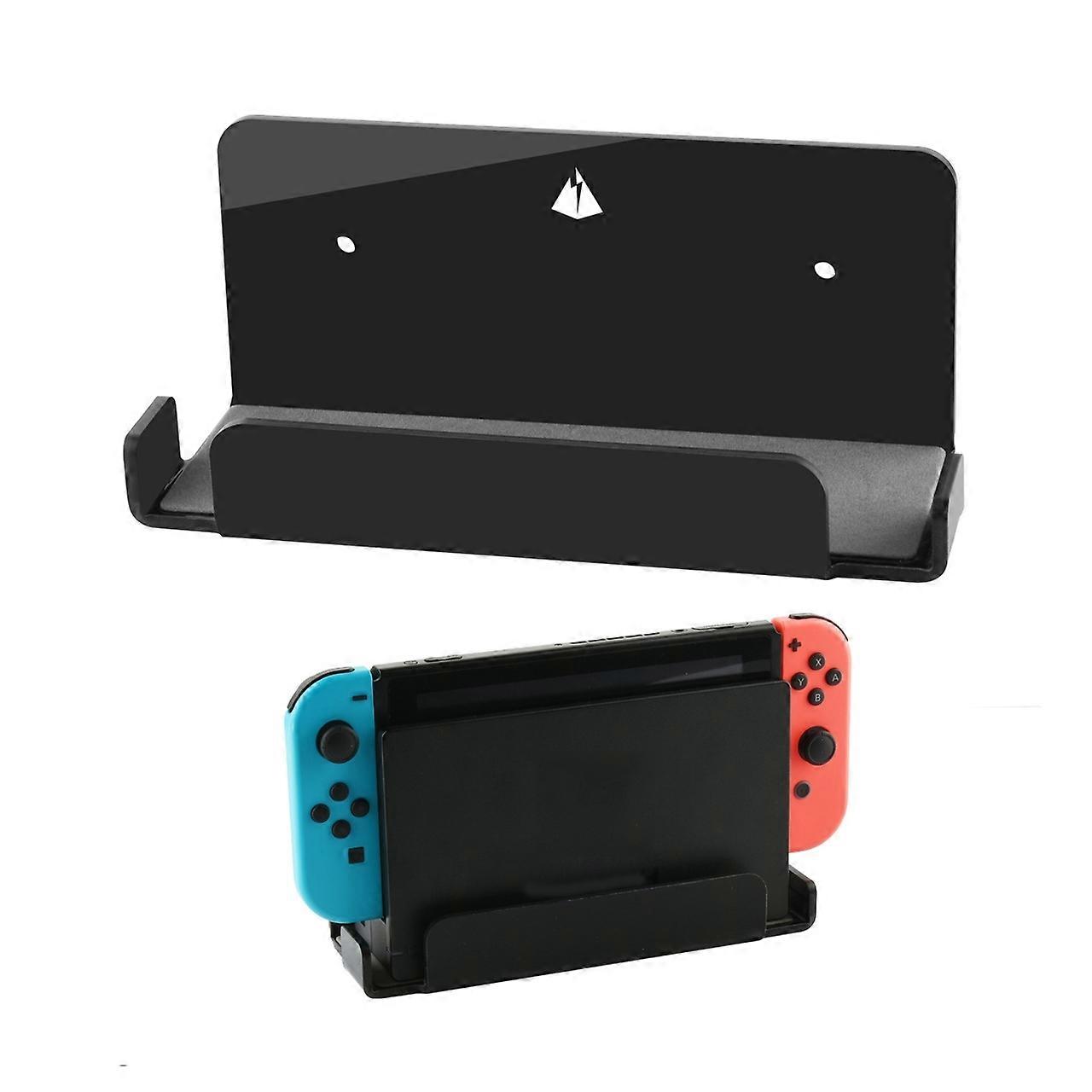 Suitable for Switch Game Console Wall Storage Bracket Acrylic Black