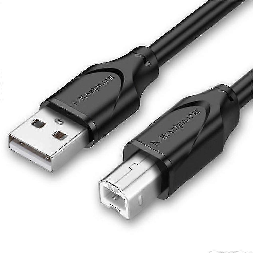 8m USB 2.0 Male to Square USB Type-B Male Printer Cable for Computer Printing Connection Edition 0812