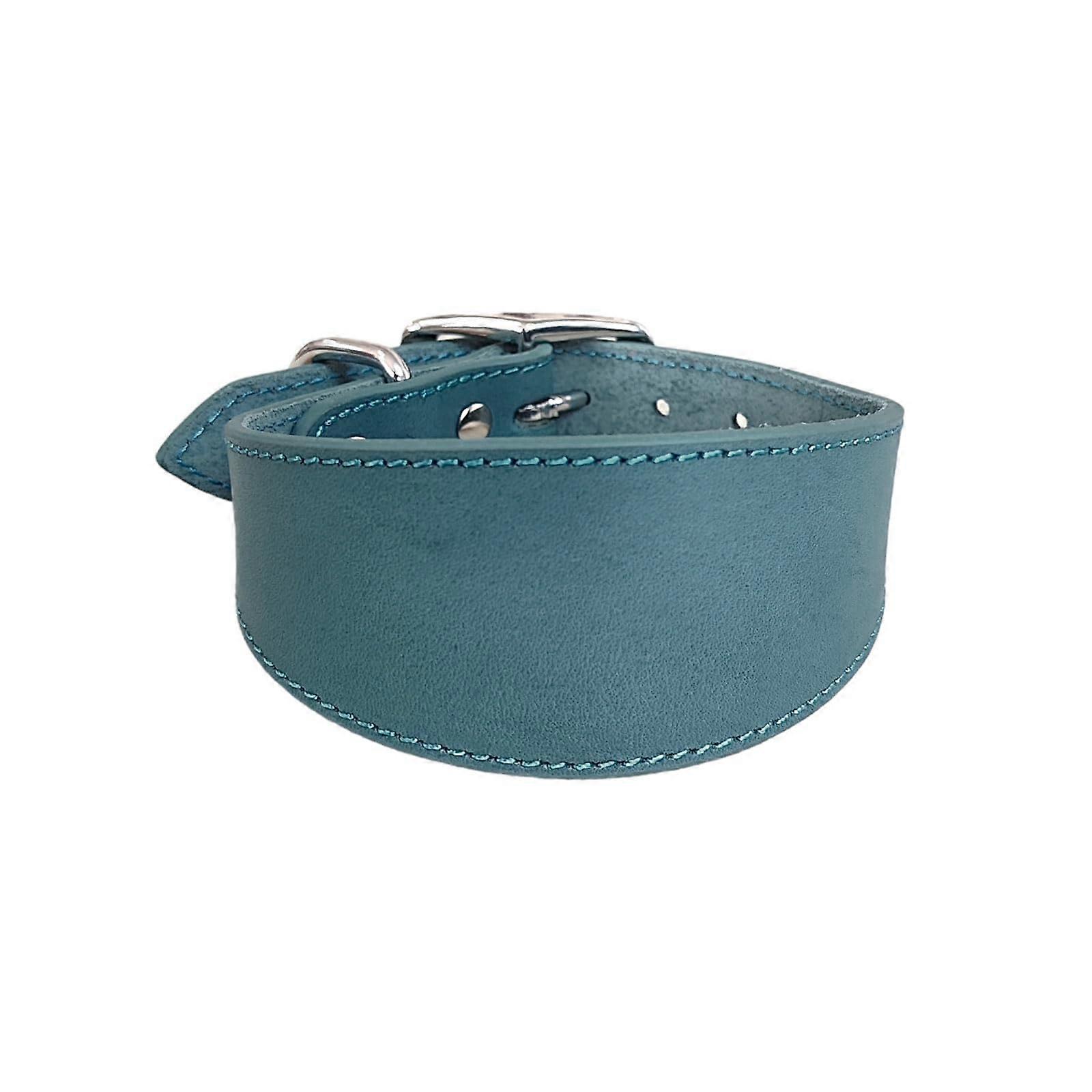 Elegant Dogs Leathers Collar Soft Padding Wide Collars Adjustable Puppy Collars Ref: 2418