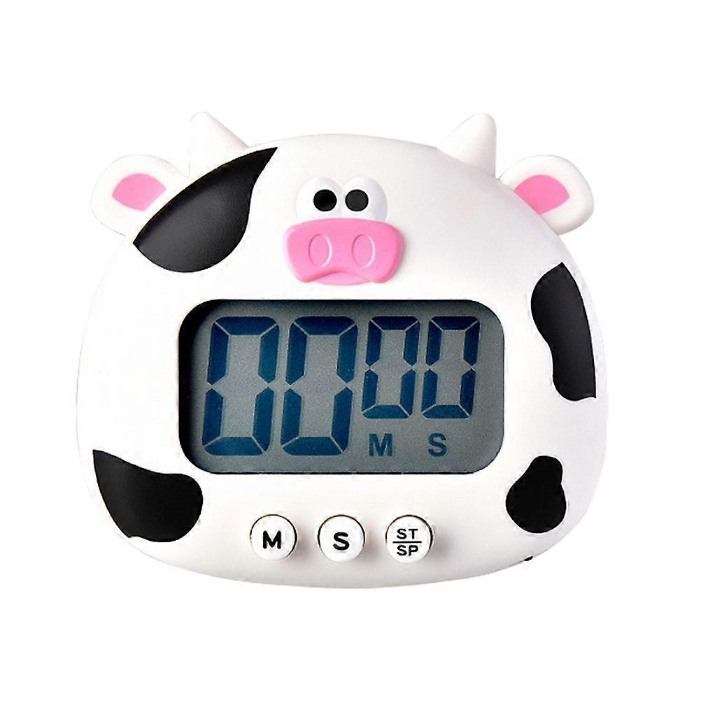 1pc Cartoon Ox Shape Electric Baking Timer Household Baking Timer Electric Cooking Timer