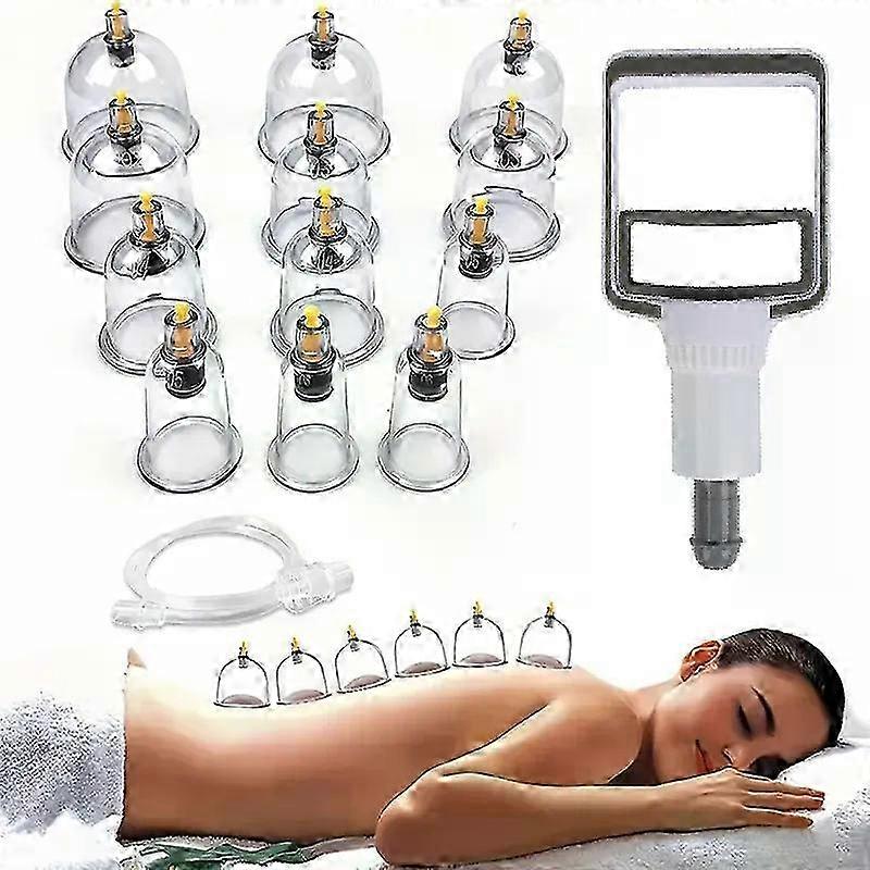Vacuum Cupping Therapy Set Massage Body Cups Ventosas Anti-Cellulite Suction Cups Physiotherapy Hijama Facial Massager Jars Slim hwy