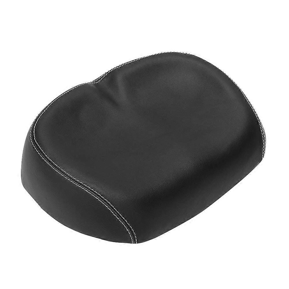 Bicycle Saddle Wide Noseless Soft Pad Comfort Cushion For Road And Mountain Bikes Large Size Seat Pad