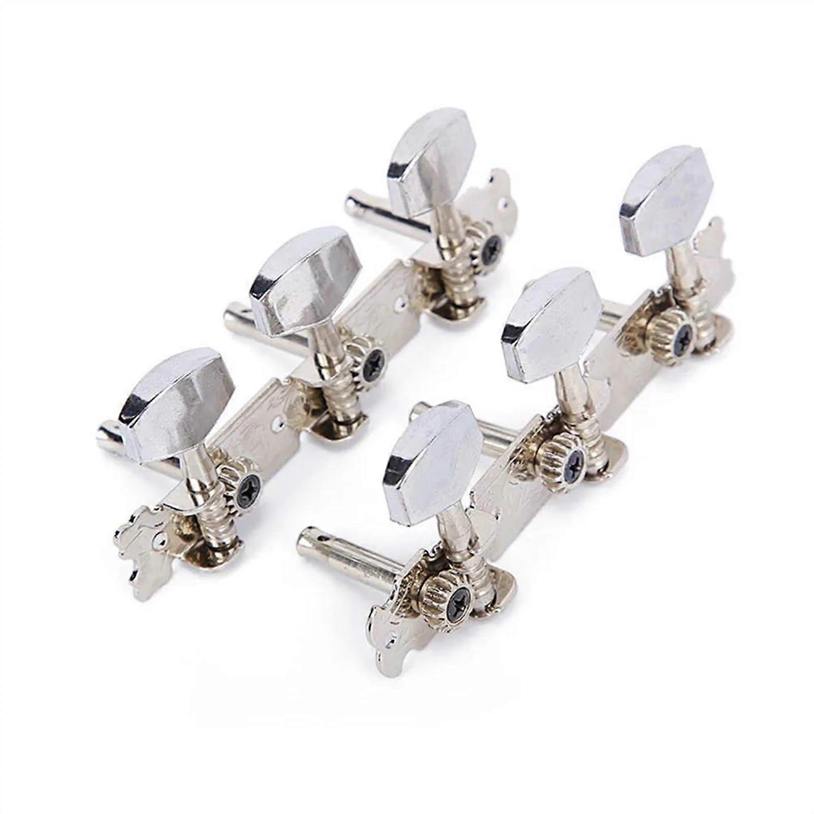 Stimmwirbel Set Mechaniken-Kit Für Folk-Gitarre 110G 113G Silber Mechaniken Teilebeschichtung Zubehör