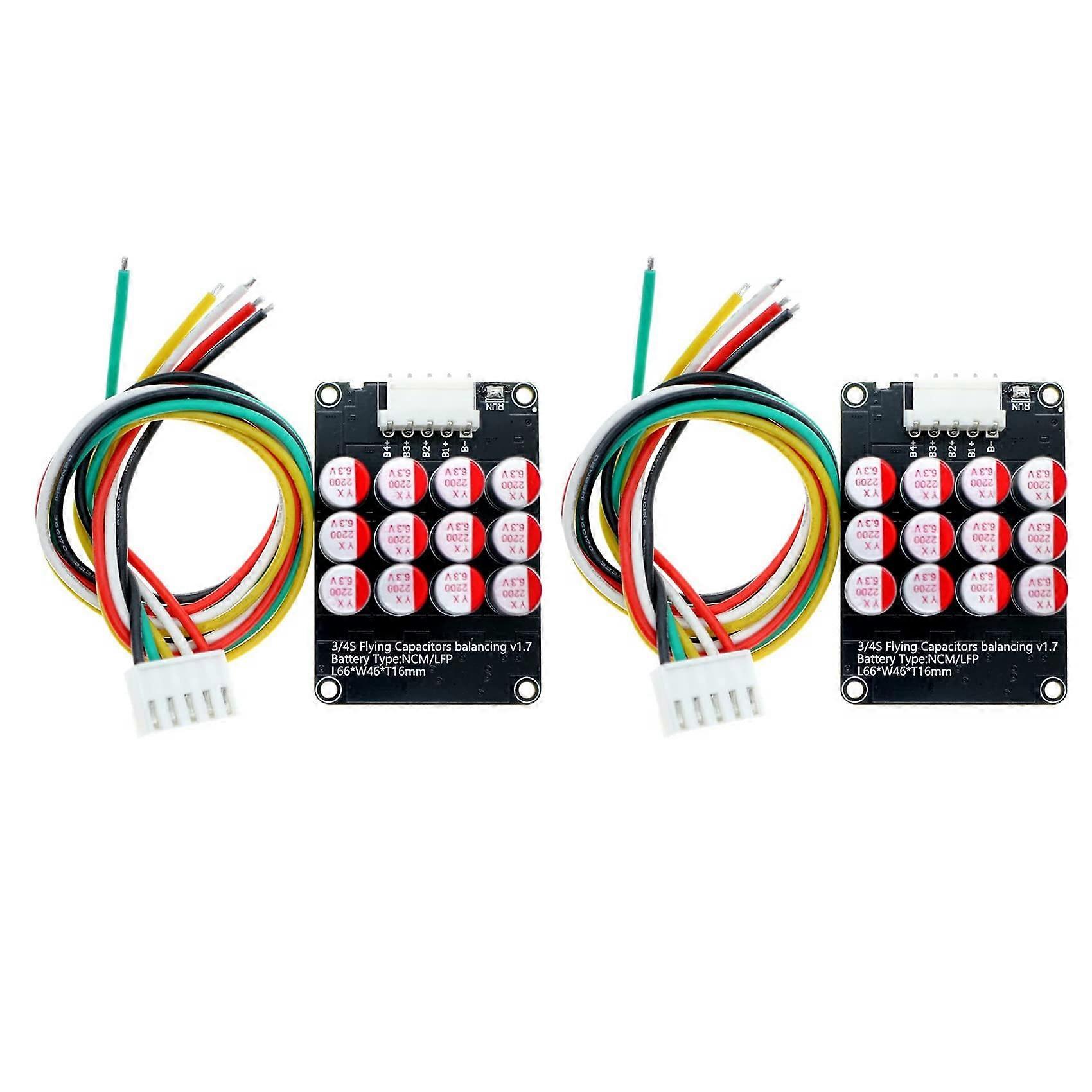 4S Active Equalizer Balancer 2PCS Lifepo4 LTO Battery Energy Equalization Capacitor Board for Efficient Energy Management